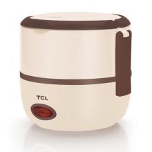 TCL多功能电热饭盒TB1-FP210电饭盒双层 煮饭可加热饭盒双层保温