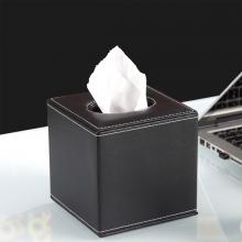 创意皮革纸巾盒 正方形卷纸筒创意 纸巾盒抽纸盒定制