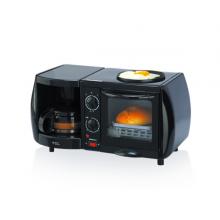 TCL食尚·早餐吧TKX-J05051A多功能电烤箱煮咖啡面包三合一早餐机