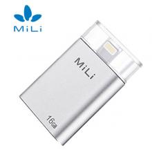 MiLi 苹果手机U盘 手机电脑U盘 16G 银色