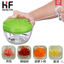 HF 多功能切菜器手动绞蒜器厨房工具小用品碎菜搅肉料理机搅蒜器