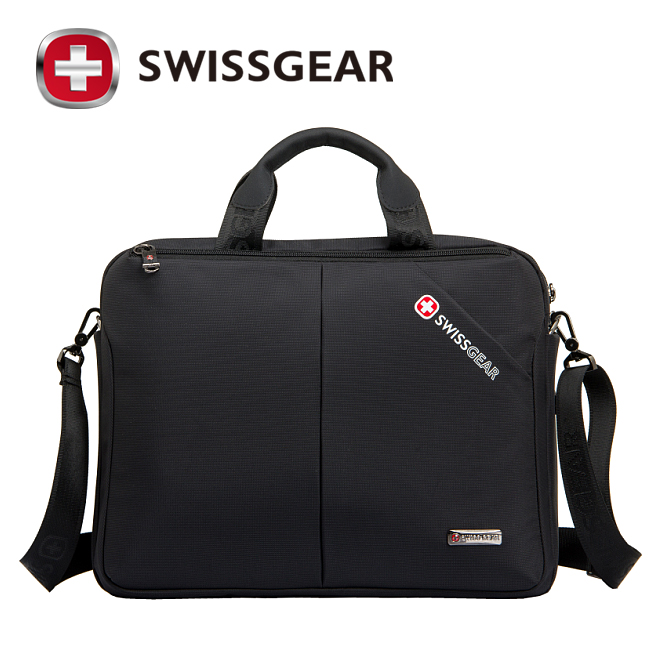 swissgear瑞士军刀单肩包商务休闲电脑包14寸 SA-1108公文包